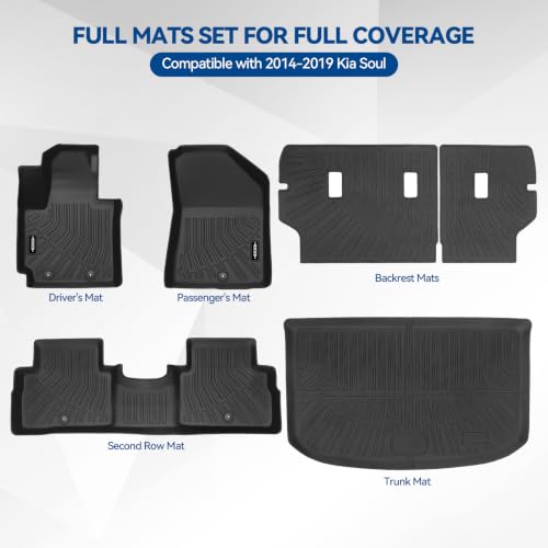 Custom Fit Floor Mats for Kia Soul 2014