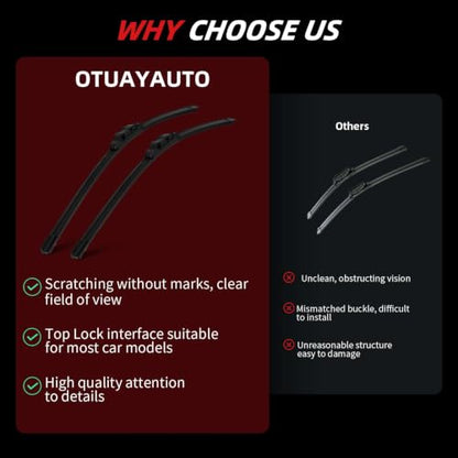 Windshield Wiper Blades Replacement for BMW X3 2011