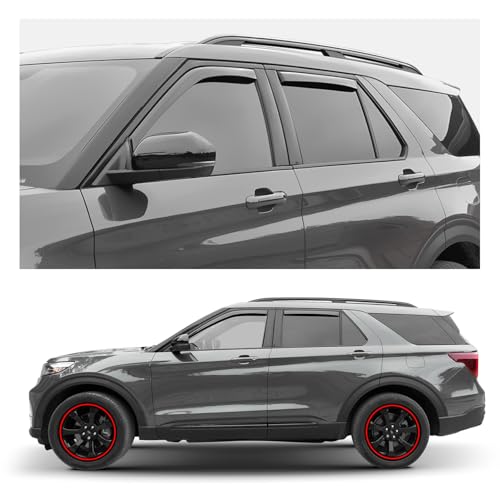 Window Deflectors Smoke Tinted In (4 Count)