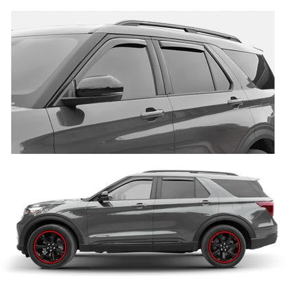 Window Deflectors Smoke Tinted In (4 Count)