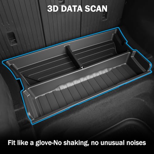 Hidden Trunk Organizer Tray for Tesla Model Y 2019