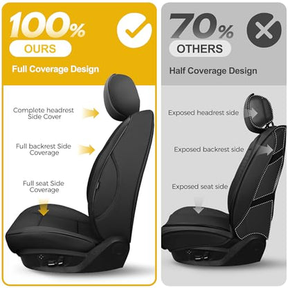 Custom Fit Ford Ranger Seat Covers 2019 2020 2021 2022 2023 Full Set SuperCrew