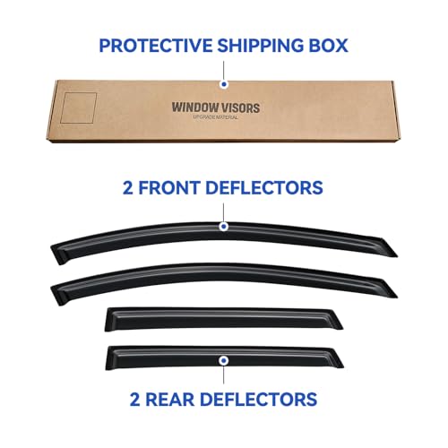 Window Visors Rain Guards for 2009 2010 2011 2012 2013 Nissan Rogue
