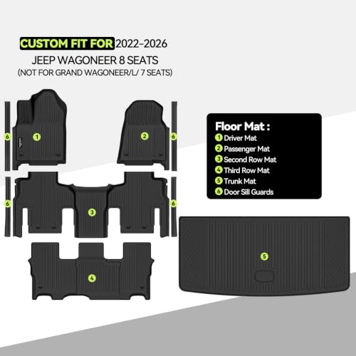 All Weather TPE Floor Mat Set for 2022