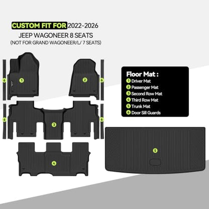 All Weather TPE Floor Mat Set for 2022