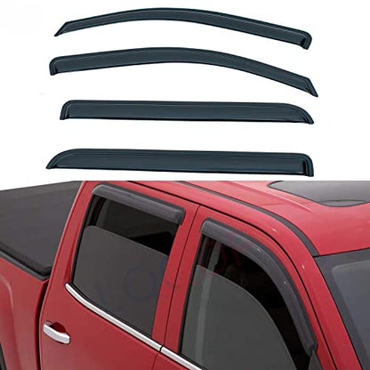 Set of 4 Front+Rear Smoke Sun (4 Count)