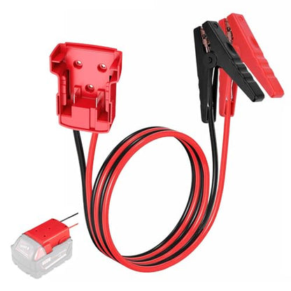 Jumper Cables alligator Compatible with Mil.waukee M18 18V Battery