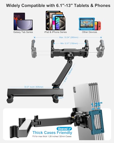 Car Back Seat Tablet Holder