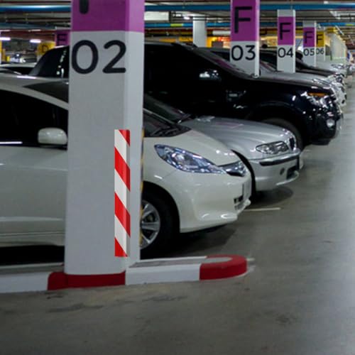 4Pcs Foam Bumper Guard Garage Wall Protector Corner Strip for Car Door Edge Protection and Pole Padding