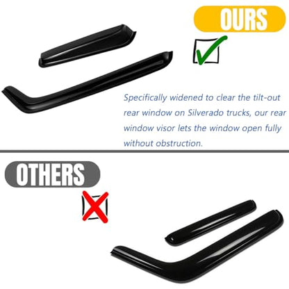 Window Visors for 99 (4 Count)