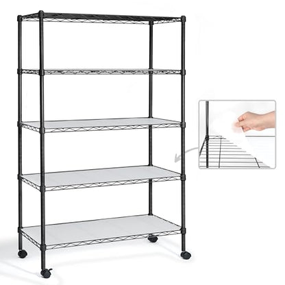 NSF Adjustable Height Wire Shelving Unit w