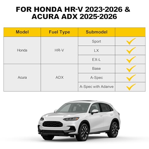 Floor Mats Fit for Honda HRV 2023