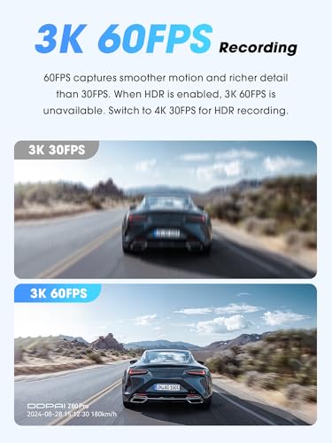 Z60 Pro 4K Dual Dash Cam