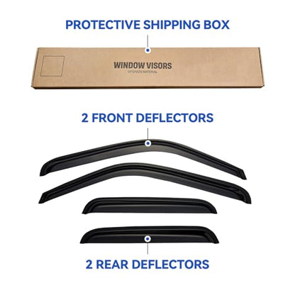 Window Visors Rain Guards for 1999 (4 Count)