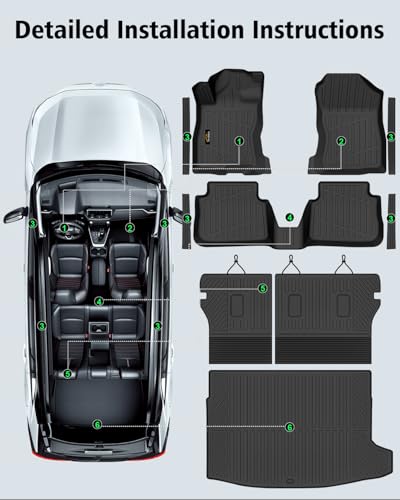 Floor Mats & Cargo Mat & Backrest Mat for Subaru Crosstrek Hybrid 2026