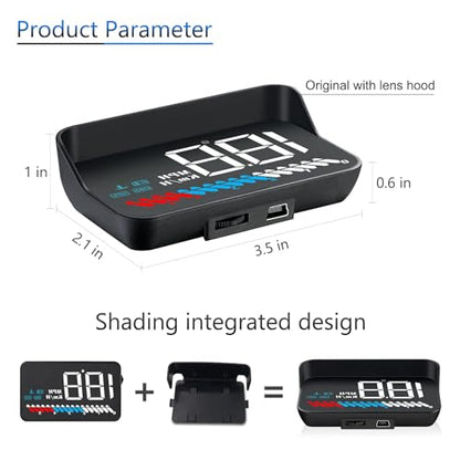 Heads up Display for Cars Speedometer for Car