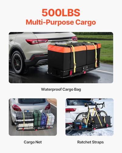 60"x20"x6" Hitch Cargo Carrier