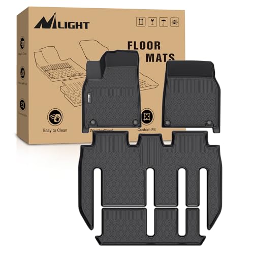 TPE Floor Mats for Tesla Model X 7 Seat 2022 2023 2024 2025 2026