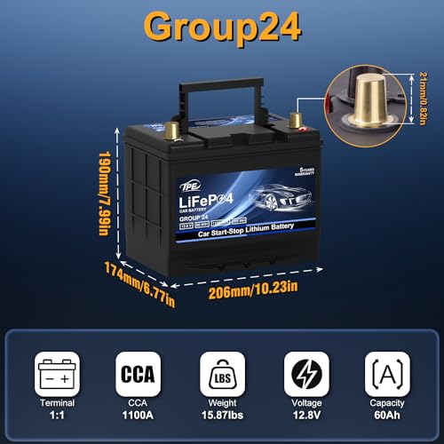 GROUP24 12V 60AH Car Battery High