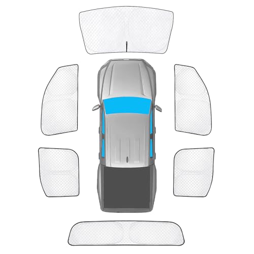 Car Sun Shades for Toyota Tacoma Double Cab 2024 2025 2026 Accessories (6 Count)