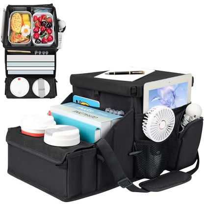 Car Front Seat Organizer with Cup Holder