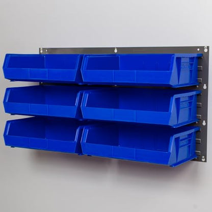 30136 Heavy Duty Wall Mount Garage Storage Steel Louvered Panel