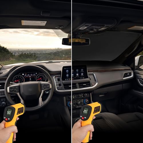 Windshield Sunshade UV Ray Reflector for Chevy Tahoe GMC Yukon 2021