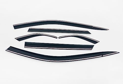 AUTOCLOVER Smoked Window Visor Sun Rain Vent Guard 4p for 2024 Trax