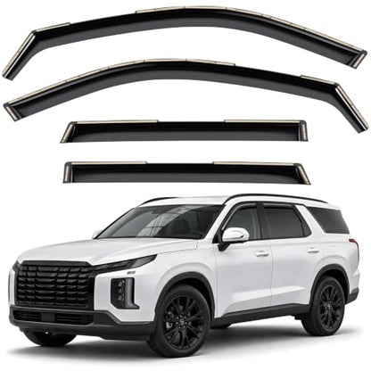 Window Deflectors Smoke Tinted in
