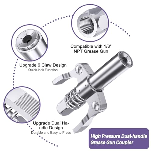 8000 PSI Heavy Duty Grease Gun Kit