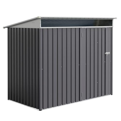 JY QAQA 6x4 FT Metal Outdoor Garden Storage Shed