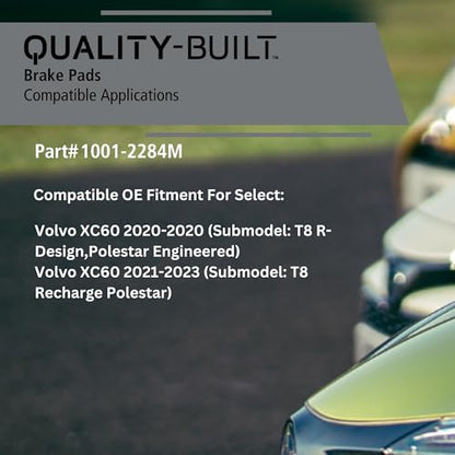 Front Semi Metallic Brake Pads