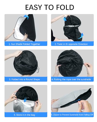 Foldable Front Windshield Sunshade Fit for 2015