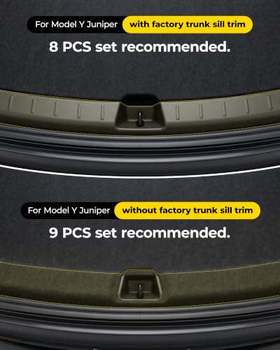 Tesla Model Y Juniper Door Sill Protector 2025 2026 Only for 5 Seat