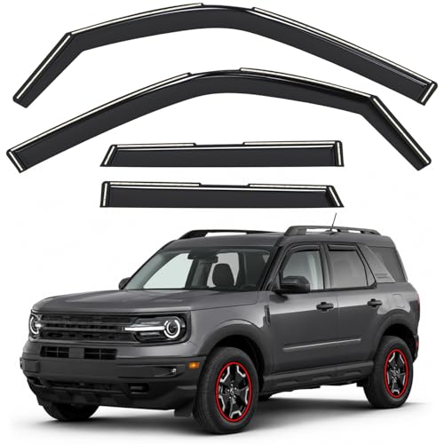 Window Deflectors Smoke Tinted in (4 Count)