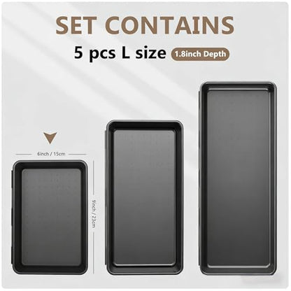 Large Size】【5 Pcs】 Tool Box Organizer Tray Divider Tool Chest (5 Count)
