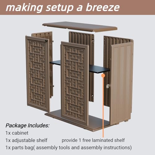 HDPE Outdoor Storage Shed