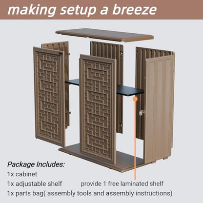 HDPE Outdoor Storage Shed