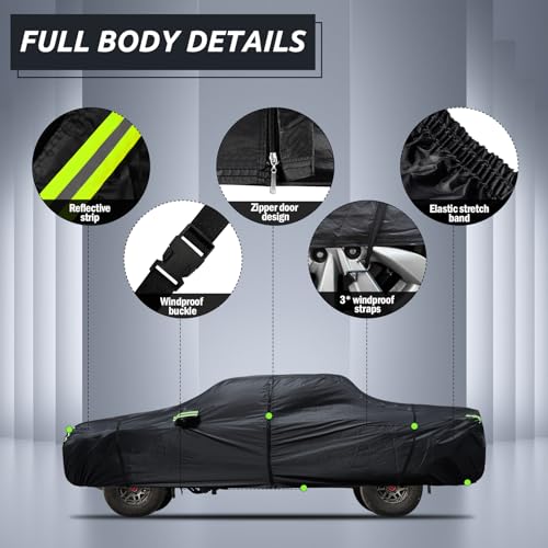 Multi Layer Car Cover Custom Fit for Toyota Tacoma 2005