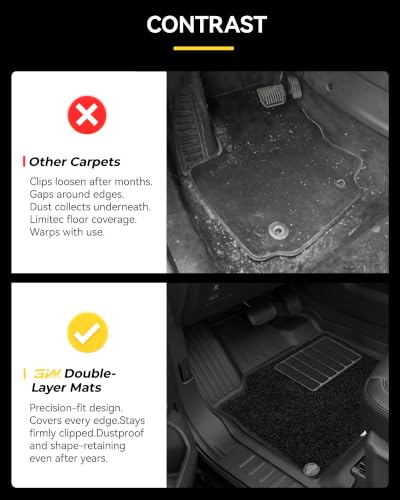 Floor Mats with Front Carpets