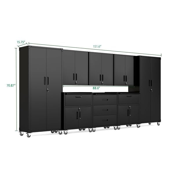 Garage Storage Cabinet System (8 Count)