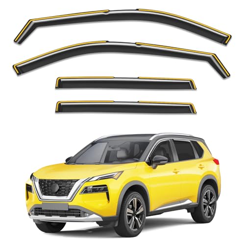 in Channel Window Visors Rain Guards for Nissan Rogue 2021