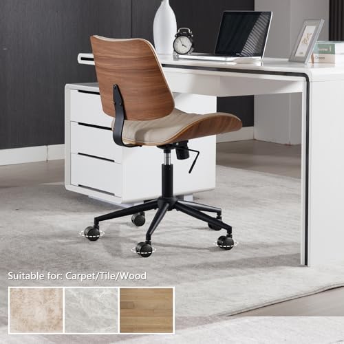 Home Office Chair No Arms with Wheels