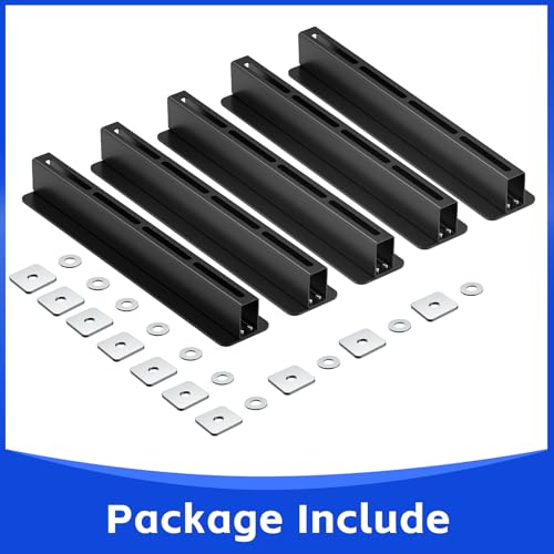 5 Pack Overhead Storage Bin Rack Heavy Duty Rack Ceiling Garage Storage (5 Count)