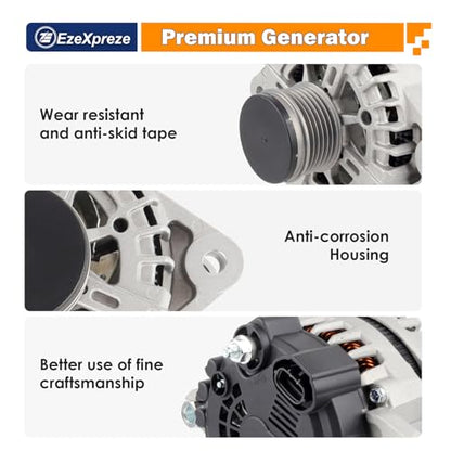 Ezexpreze 11710N Alternator Replacement For 2014 2015 Kia Optima