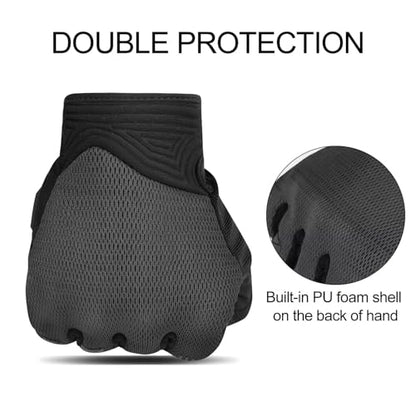 Breathable Mesh Motorcycle Gloves for Men