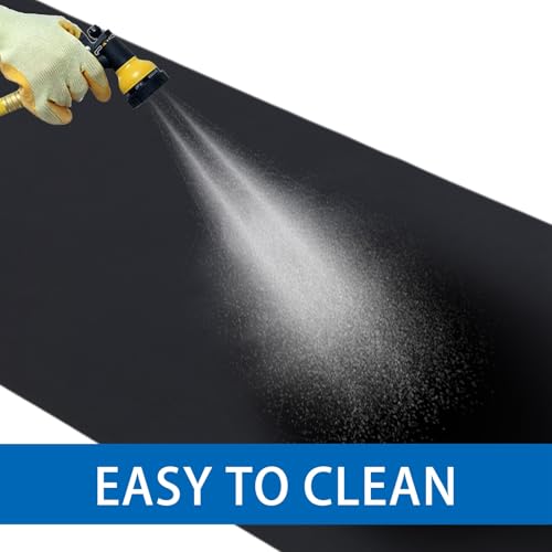 Motorcycle Mat Garage Floor Rug Washable Parking Mats for Garage Floors Non Slip Oil Absorbent Pad Rubber Backing Layer Protects Floor