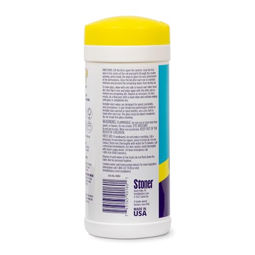 90160 4PK Glass Cleaning Wipes (160 Count)