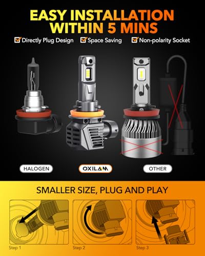 M5S H11 9005 Light Bulbs Combo (4 Count)