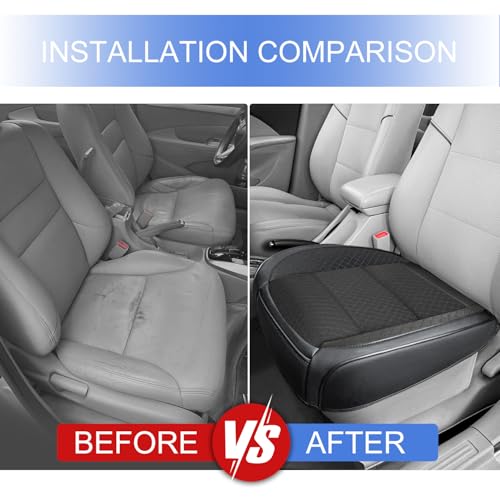 1 Pack Black Ventilated Cooling Mesh Bottom Car Seat Covers